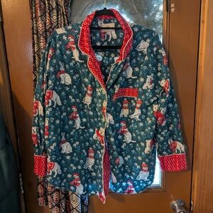 Printfresh all bundled up flannel pajama set Size XL